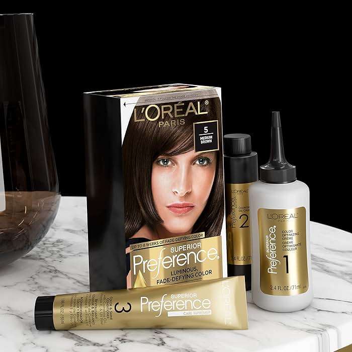 L'Oreal Paris Superior Preference Fade-Defying + Shine Permanent Hair Color, 2BL Black Sapphire, Pack of 1, Hair Dye - Image 6