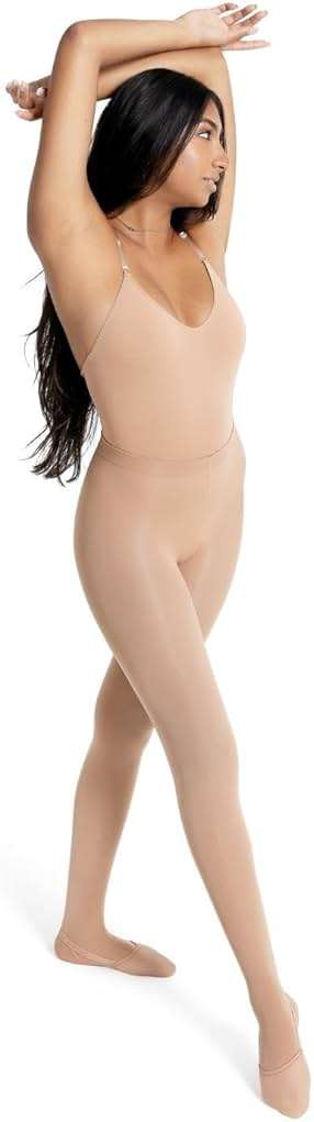 Capezio Women's Womens Ultra Soft Self Knit Waistband Transition Tight - Image 2