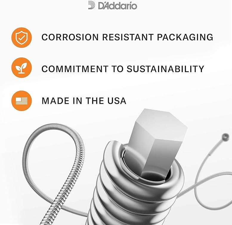 D'Addario Electric Guitar Strings, NYXL Nickel Plated, NYXL1046, Regular Light Gauge 10-46, 6-String Set, Pack of 1 - Image 6