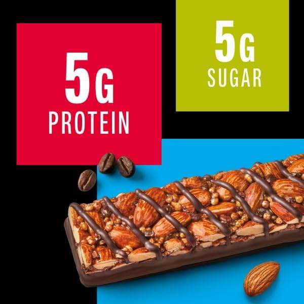KIND Bars, Dark Chocolate Mocha Almond, Healthy Snacks, Gluten Free, Low Sugar, 5g Protein, 12 Count - Image 4