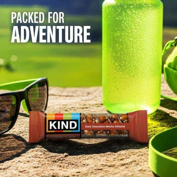 KIND Bars, Dark Chocolate Mocha Almond, Healthy Snacks, Gluten Free, Low Sugar, 5g Protein, 12 Count - Image 6