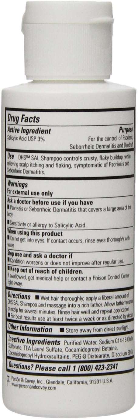 DHS Sal Shampoo, 4 oz - Image 2