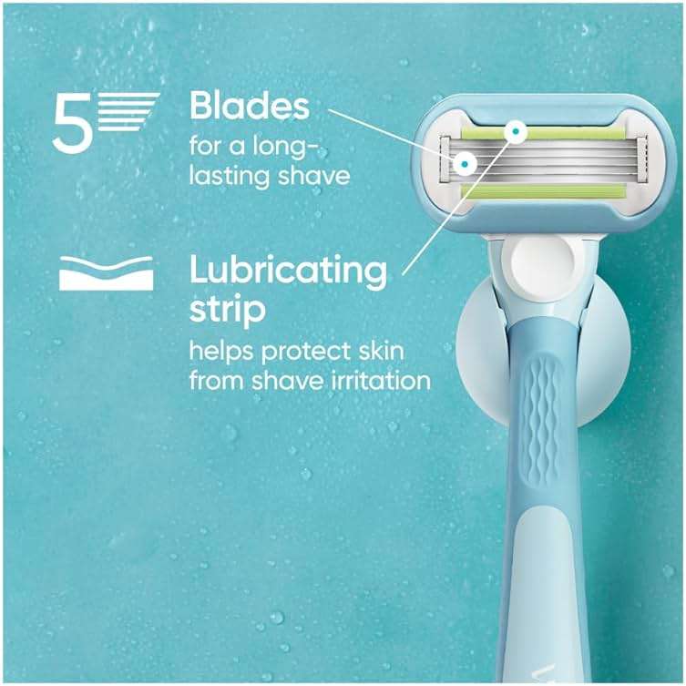 Gillette Venus Extra Smooth Womens Razor Blade Refills, 6 Count, Designed for a Close, Smooth Shave - Image 3