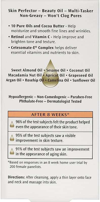 Palmer's Cocoa Butter Formula Moisturizing Skin Therapy Oil for Face with Vitamin E, C & 10 Pure Facial Oils Blend, Rosehip Oil Fragrance, 1 Ounce - Image 3