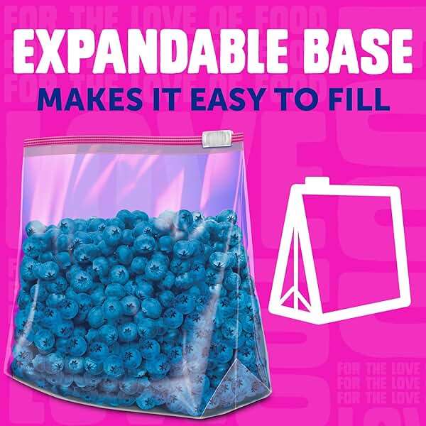 Ziploc Quart Food Storage Slider Bags, Power Shield Technology for More Durability, 42 Count - Image 6