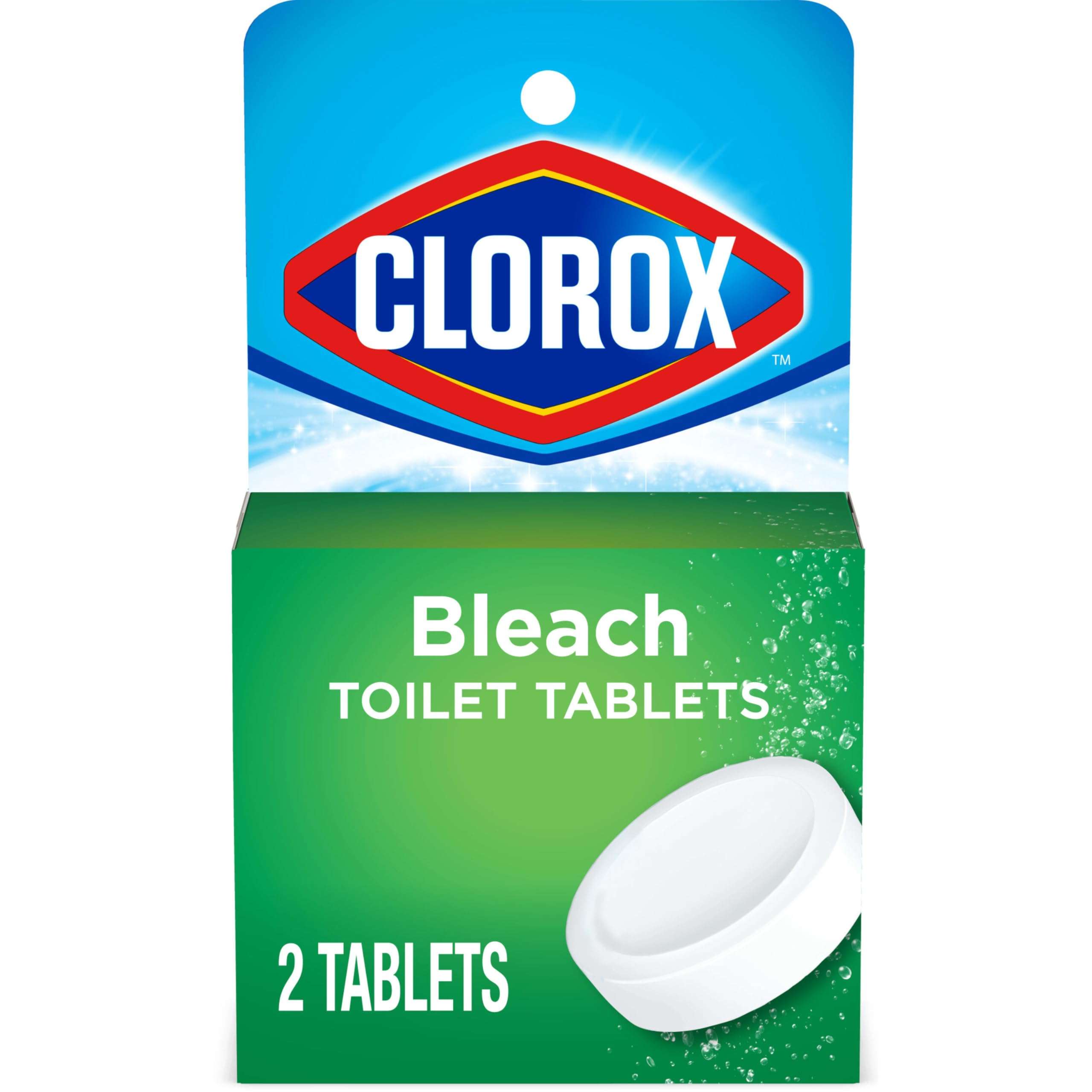 Clorox Ultra Clean Toilet Tablets Bleach 2 Count, 3.5 Oz Each (Pack May Vary) - Image 1