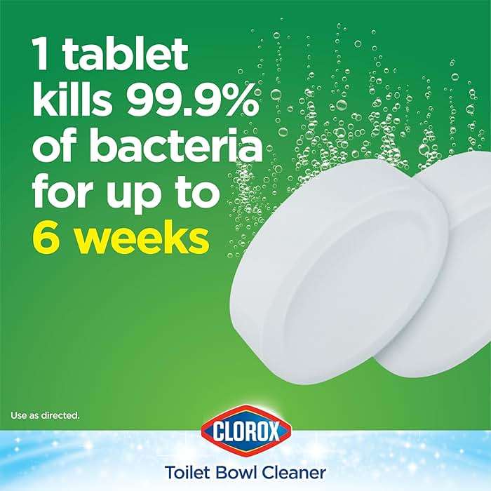 Clorox Ultra Clean Toilet Tablets Bleach 2 Count, 3.5 Oz Each (Pack May Vary) - Image 4