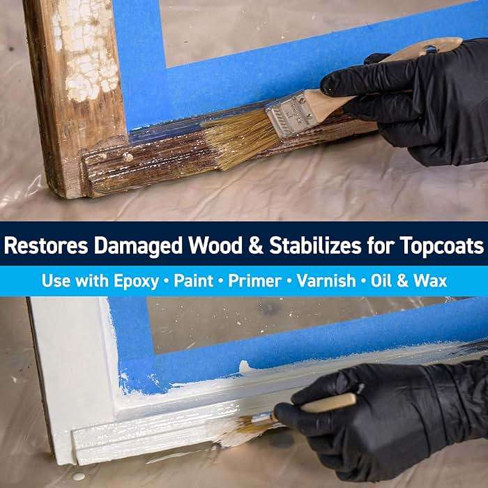 TotalBoat Clear Penetrating Epoxy Wood Sealer Stabilizer for Rot Repair and Restoration (1.5 Quart, Traditional) - Image 6