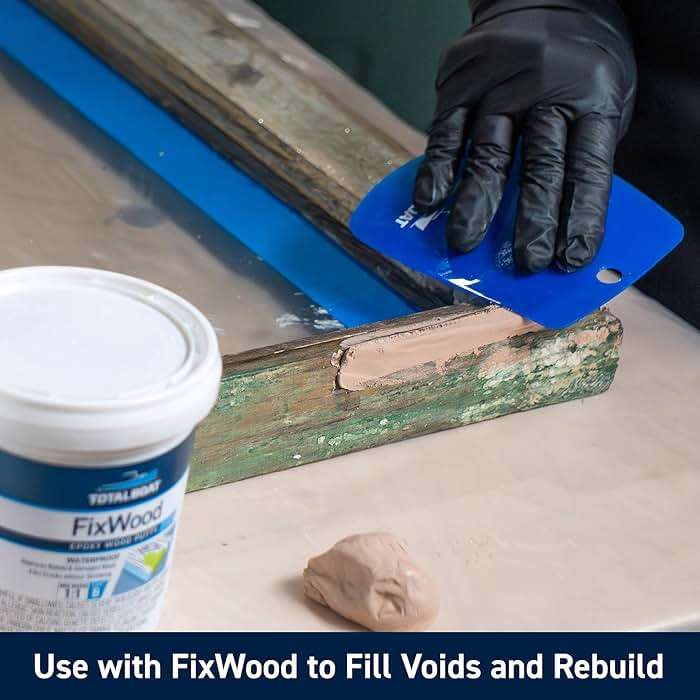 TotalBoat Clear Penetrating Epoxy Wood Sealer Stabilizer for Rot Repair and Restoration (1.5 Quart, Traditional) - Image 9