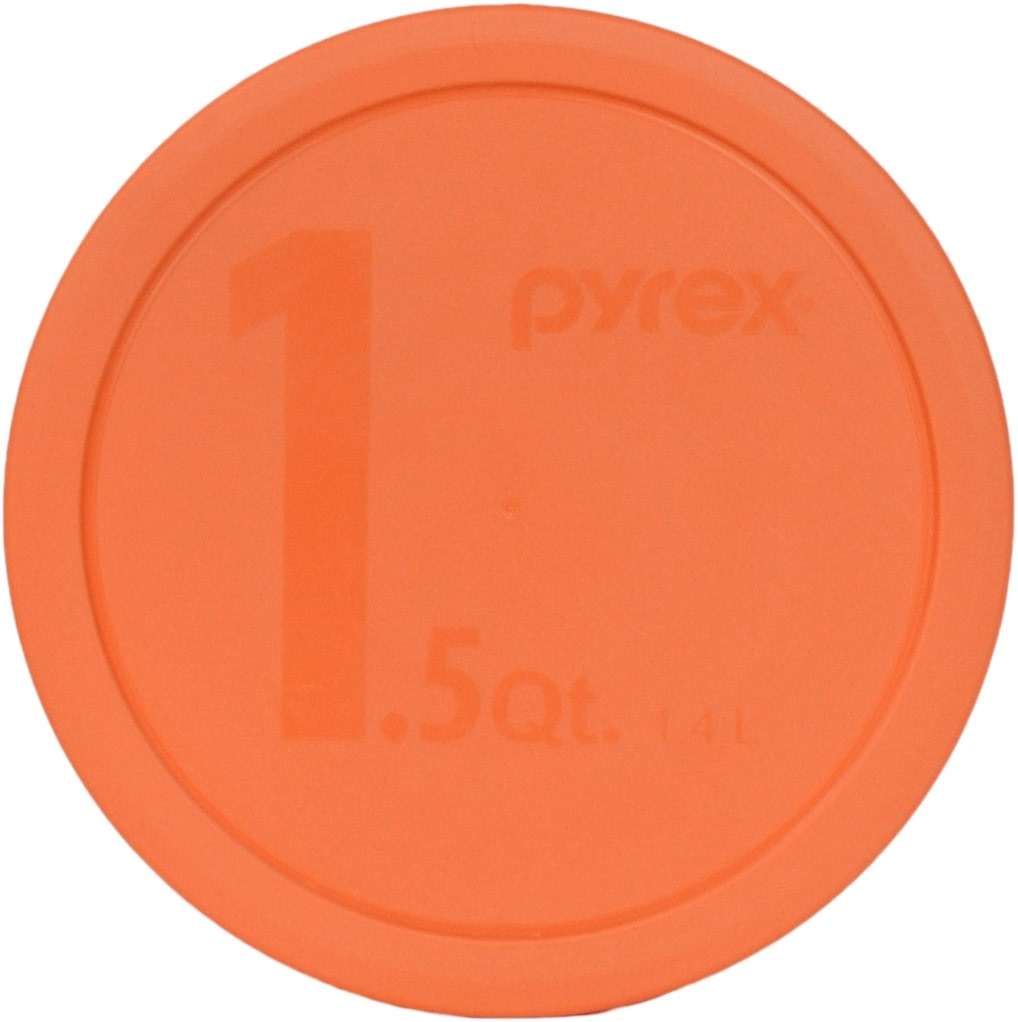 Pyrex (1) 322-PC Green, (1) 323-PC Orange, (1) 325-PC Blue, and (1) 326-PC Red Mixing Bowl Lids (FOR PYREX MIXING BOWLS ONLY) - Made in the USA - Image 4