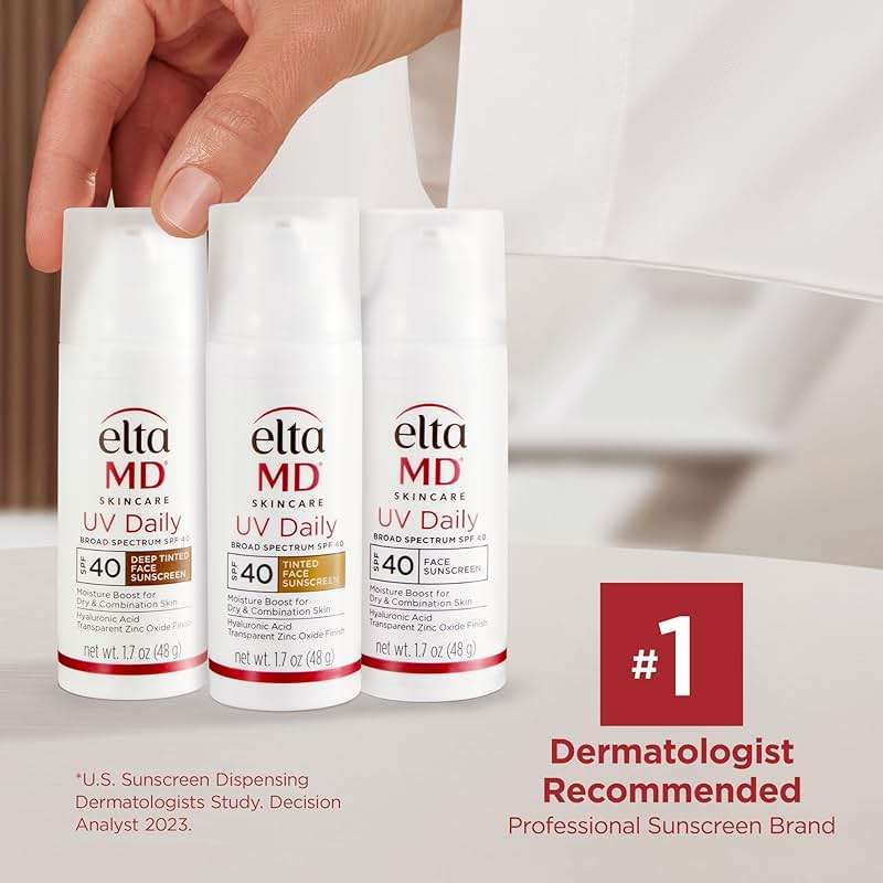 EltaMD UV Daily Face Sunscreen with Transparent Zinc Oxide and Hyaluronic Acid, Moisturizes and Protects, Great for Dry, Combination, and Normal Skin - Image 3
