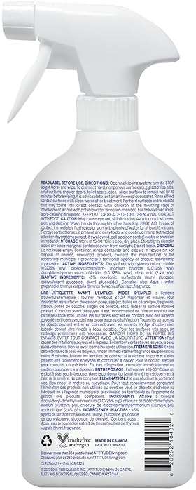 ATTITUDE Fruit & Vegetable Wash, Unscented Food-Safe Produce Wash to Remove Dirt, Wax & Residue, Vegan Plant-Based Produce Cleaner, 27.1 Fl Oz - Image 7