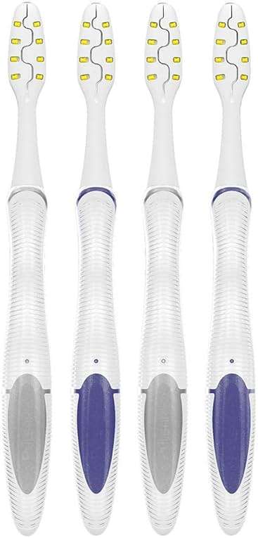Oral-B Pulsar Vibrating Bristles Toothbrush, Medium, 4 Pack (Colors May Vary) - Image 3