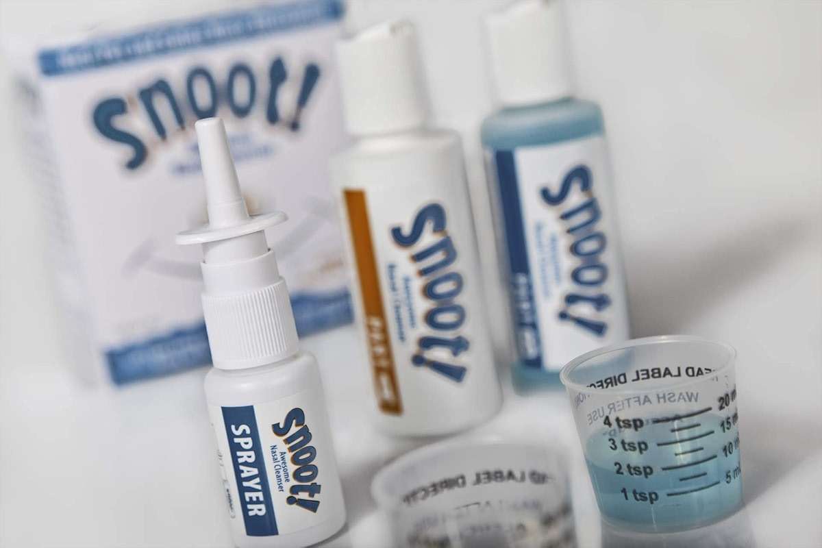 Snoot! Spray Nasal Irrigation Kit Strong Formula - Drug-Free Nasal Cleaner - Nasal Rinse Kit - 4 oz Total - Image 2