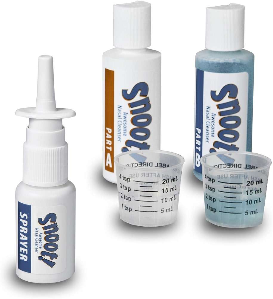 Snoot! Spray Nasal Irrigation Kit Strong Formula - Drug-Free Nasal Cleaner - Nasal Rinse Kit - 4 oz Total - Image 6