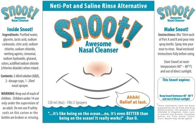 Snoot! Spray Nasal Irrigation Kit Strong Formula - Drug-Free Nasal Cleaner - Nasal Rinse Kit - 4 oz Total - Image 8