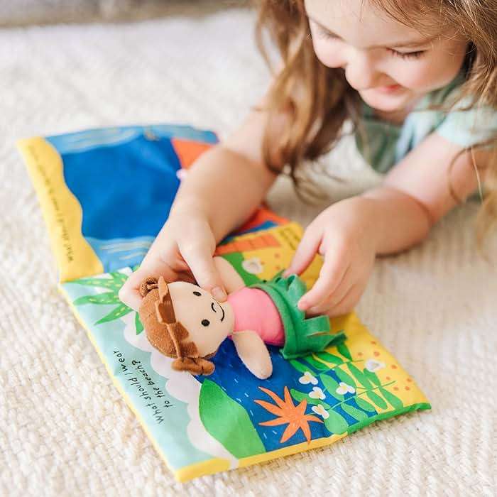 Melissa & Doug Soft Activity Baby Book - What Should I Wear? - Image 2