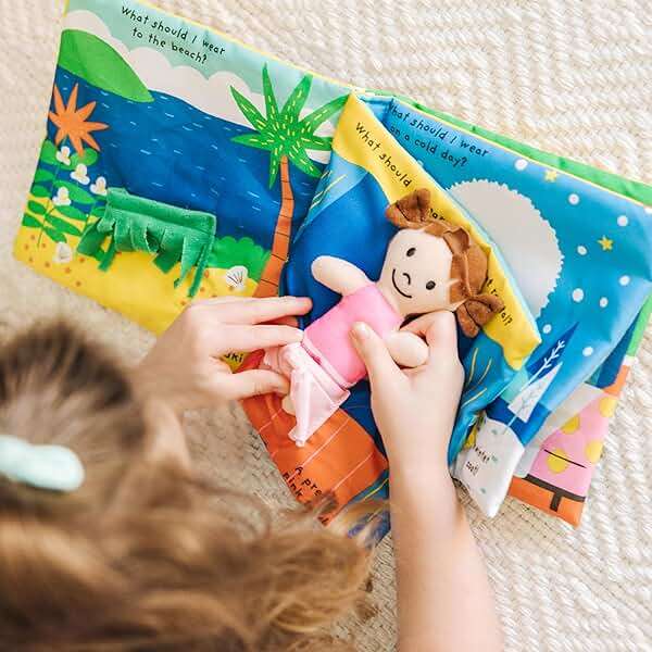 Melissa & Doug Soft Activity Baby Book - What Should I Wear? - Image 3