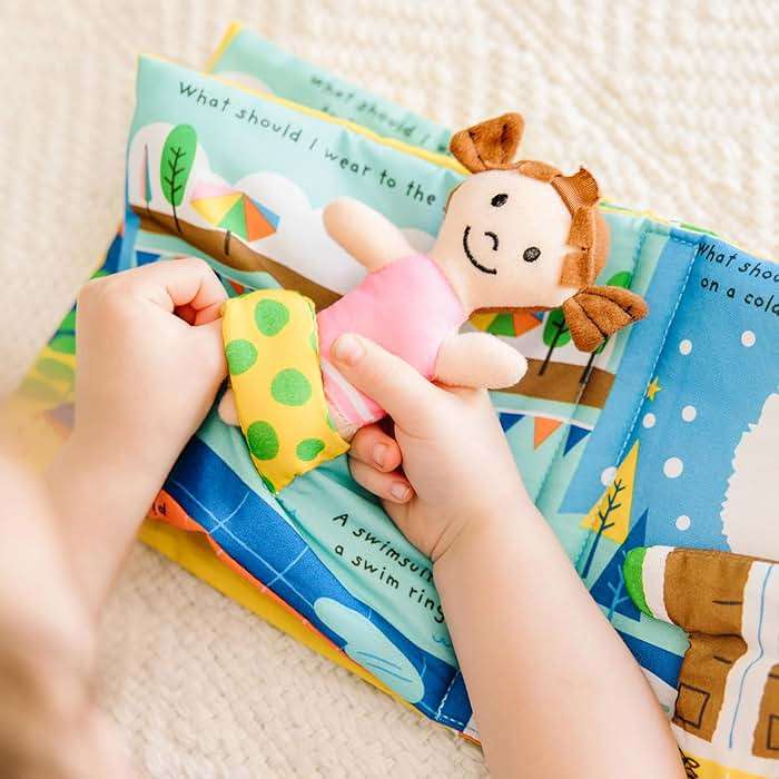 Melissa & Doug Soft Activity Baby Book - What Should I Wear? - Image 5
