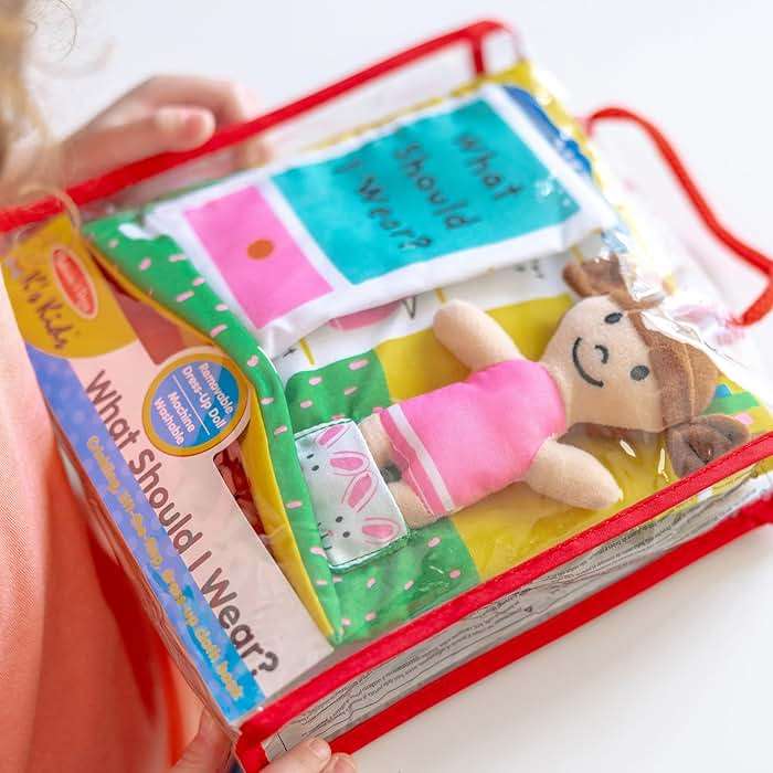 Melissa & Doug Soft Activity Baby Book - What Should I Wear? - Image 8