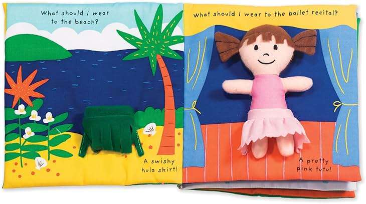 Melissa & Doug Soft Activity Baby Book - What Should I Wear? - Image 9