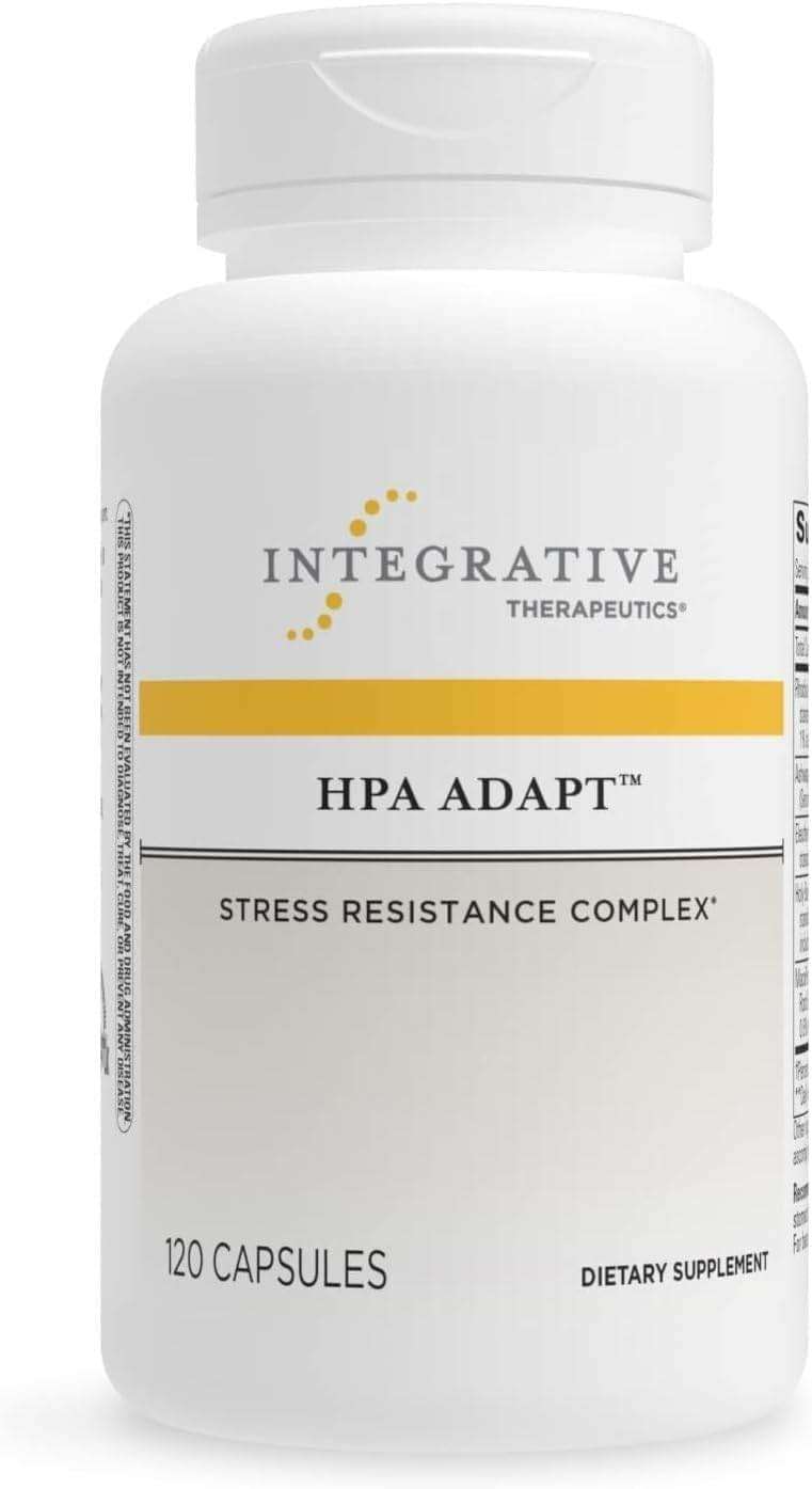 Integrative Therapeutics HPA Adapt - Adaptogenic Supplement for Stress Support* - Includes Ashwagandha, Rhodiola & Other Adaptogenic Herbs* - Vegan, Dairy-Free & Gluten-Free - 120 Capsules - Image 1