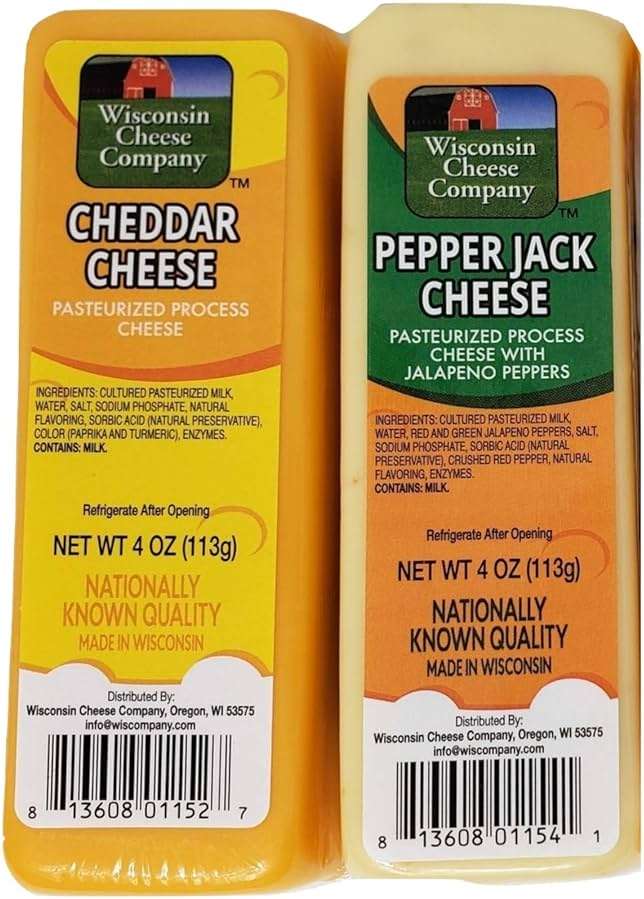 Wisconsin Cheese Company – Gourmet Cheese & Sausage Gift Box | 100% Wisconsin Cheese with Original, Garlic & Jalapeño Cheddar Summer Sausages | Perfect for Parties, Charcuterie Boards, and Holiday Gifts - Image 5