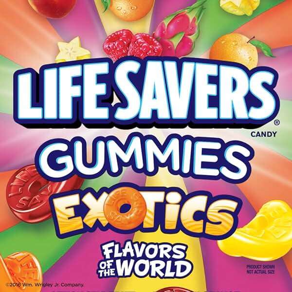 LIFE SAVERS Exotics Gummy Candy, 7 oz Bag - Image 5