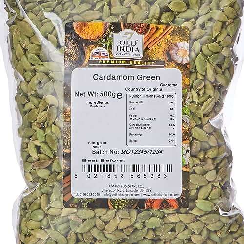 Old India Green Cardamom Pods 500 g - Image 1
