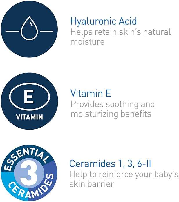 CeraVe Baby Wash & Shampoo, Fragrance, Paraben, & Sulfate Free Shampoo for Tear-Free Baby Bath Time, 8 Ounce - Image 5