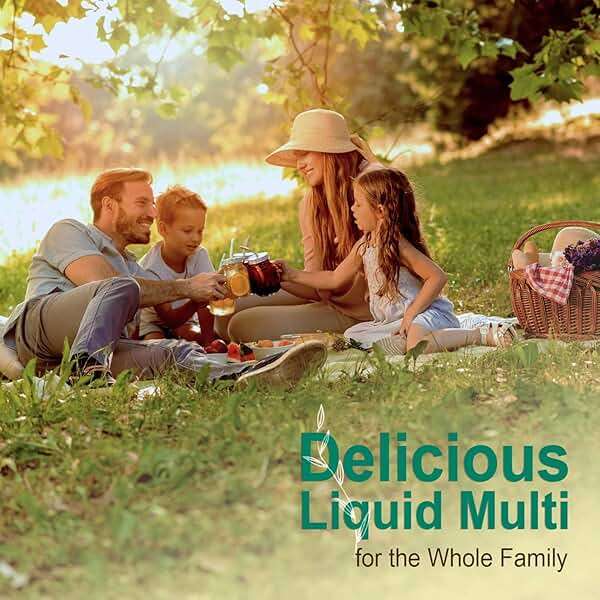 Vital Earth Minerals Super Multi – Liquid Multivitamins for Women, Men & Kids, Liquid Vitamins with Fulvic Acid for Better Absorption, MTHFR Support, 32 Oz + 1 Oz Cup - Image 4