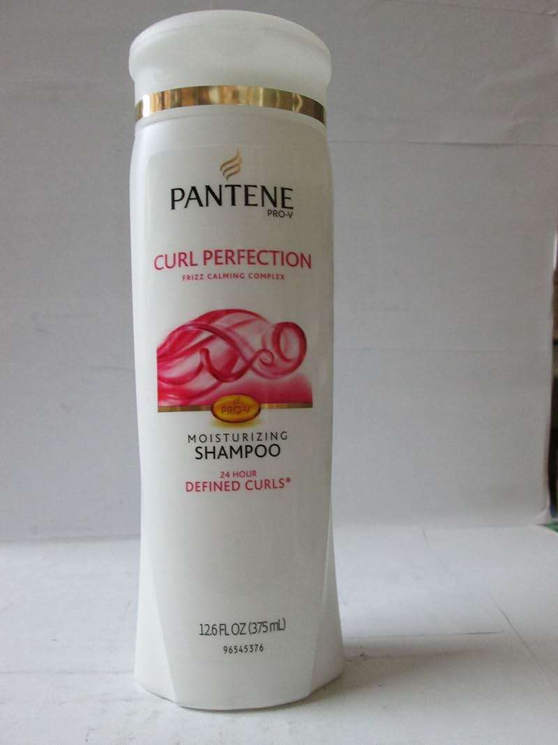 Pantene Pro-V Curly Hair Curl Perfection Moisturizing Shampoo, 12.6 oz, (Pack of 2) - Image 1