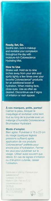 Colorescience Hydrating Setting Mist for Long Lasting Makeup and Calm, Replenished Skin - Image 3