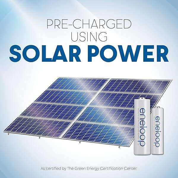 Eneloop Panasonic BK-3MCCA4BA AA 2100 Cycle Ni-MH Pre-Charged Rechargeable Batteries, 4-Battery Pack - Image 6