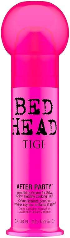 TIGI Bed Head After Party Super Smoothing Cream – Anti Frizz Hair Styling Product, Humidity Protection for Frizzy, Dull, or Coarse Hair, 3.4 fl oz, 2 Pack - Image 1