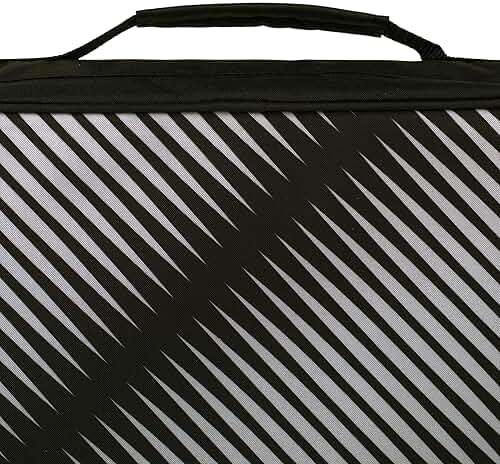 Five Star Zipper Binder, 2 Inch 3-Ring Binder with Round Rings, 5-Tab Expanding File, 380 Sheet Capacity, Black (72536) - Image 6