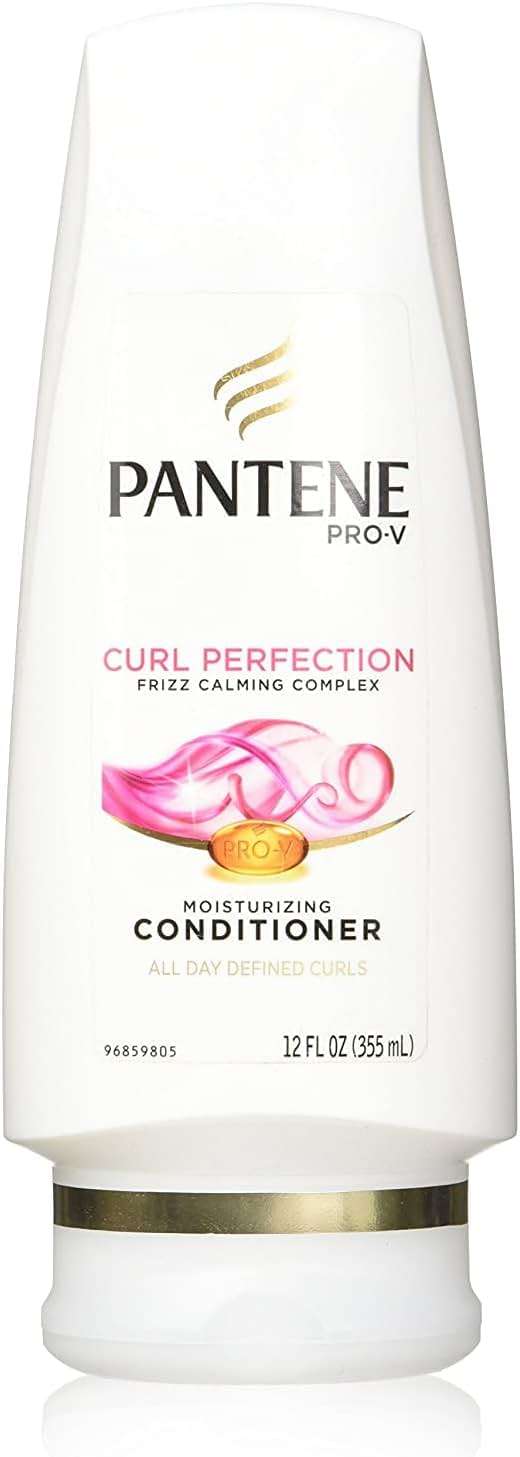 Pantene Pro-V Curly Hair Curl Perfection Moisturizing Conditioner, 12 Fl Oz (Pack of 2) - Image 9