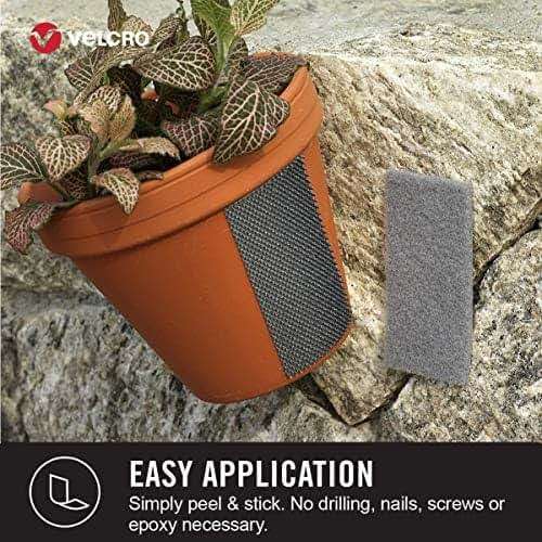 VELCRO Brand Outdoor Heavy Duty Strips | 4in x 1in (10Pk) | Holds 15 lbs | Black Extreme Hook and Loop Tape Industrial Strength Adhesive | Weather Resistance for Rough Surfaces (91841) - Image 5