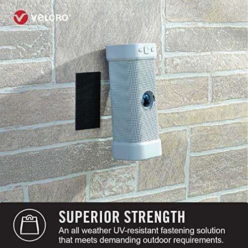 VELCRO Brand Outdoor Heavy Duty Strips | 4in x 1in (10Pk) | Holds 15 lbs | Black Extreme Hook and Loop Tape Industrial Strength Adhesive | Weather Resistance for Rough Surfaces (91841) - Image 6