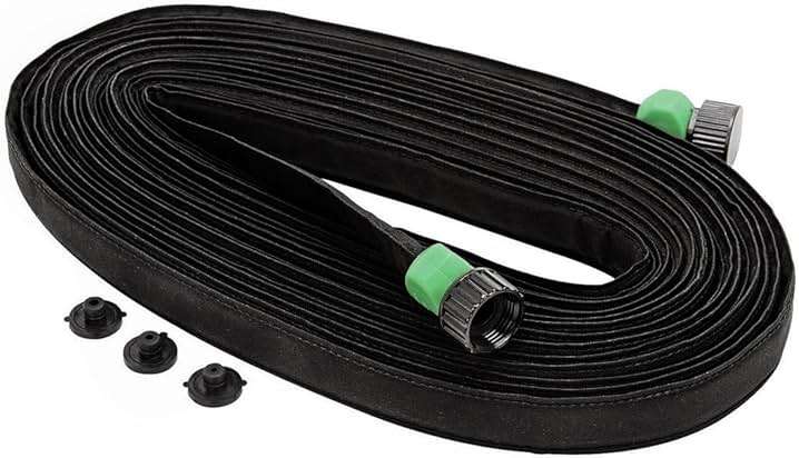 Heavy Duty Nylon Standard 3/4 X 50 Flat Soaker Seeper Drip Irrigation Hose - Image 1