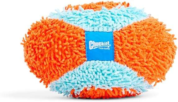 Chuckit! Indoor Fumbler Toy for Dogs - Interactive Dog Toys for Boredom, 7.5 Inch, Orange and Blue Roller - Image 1