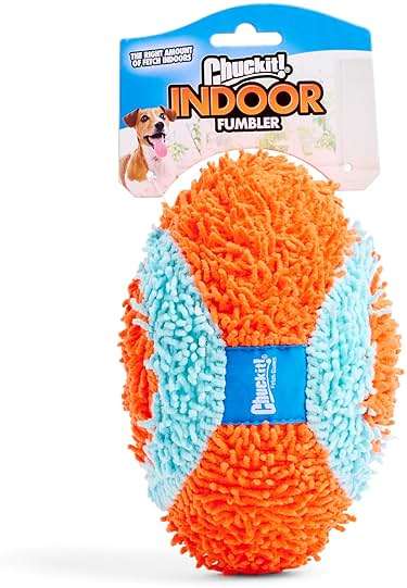 Chuckit! Indoor Fumbler Toy for Dogs - Interactive Dog Toys for Boredom, 7.5 Inch, Orange and Blue Roller - Image 5