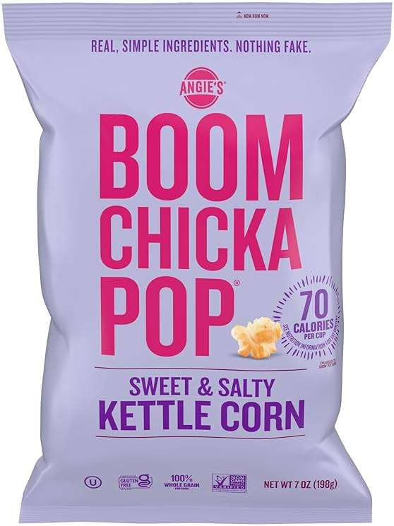 Angie's BOOMCHICKAPOP Sweet and Salty Kettle Corn Popcorn, 7 Ounce - Image 1
