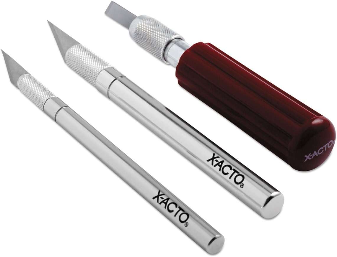 X-ACTO Compression Basic Knife Set, Includes 3 Knives, 13 Blades, Soft Carry Case, 17 Count - Crafting, Art Projects, Cutting Tools - Image 3
