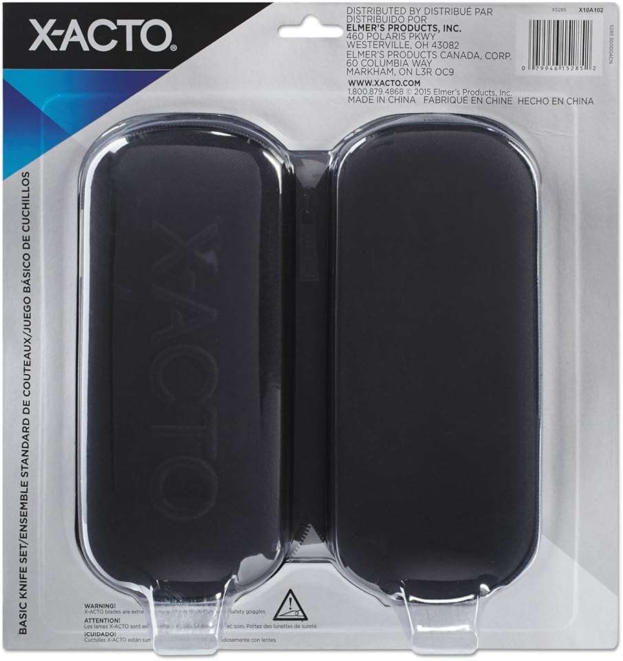 X-ACTO Compression Basic Knife Set, Includes 3 Knives, 13 Blades, Soft Carry Case, 17 Count - Crafting, Art Projects, Cutting Tools - Image 6