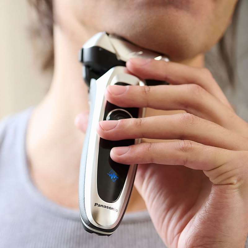 Panasonic ARC5 Electric Razor for Men with Pop-Up Trimmer, Wet/Dry 5-Blade Electric Shaver with Intelligent Shave Sensor and Multi-Flex Pivoting Head, ES-LV65-S (Silver) - Image 8