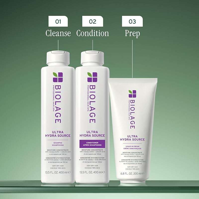 Biolage Ultra Hydra Source Shampoo - Deeply Moisturizes & Conditions Very Dry Hair, For Thick Hair - Image 7