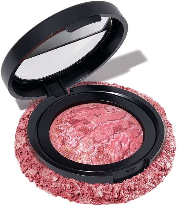 LAURA GELLER NEW YORK Baked Blush-n-Brighten for Mature Skin - 02 Tropic Hues - Powder Blush Won't Settle into Fine Lines - Buildable Natural Finish – Longlasting Formula - Made in Italy​ - Image 1