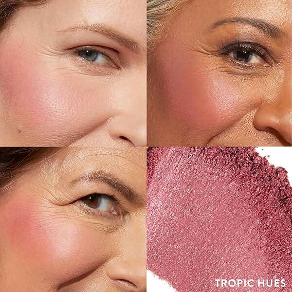 LAURA GELLER NEW YORK Baked Blush-n-Brighten for Mature Skin - 02 Tropic Hues - Powder Blush Won't Settle into Fine Lines - Buildable Natural Finish – Longlasting Formula - Made in Italy​ - Image 2