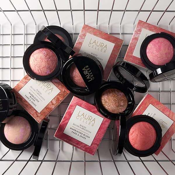 LAURA GELLER NEW YORK Baked Blush-n-Brighten for Mature Skin - 02 Tropic Hues - Powder Blush Won't Settle into Fine Lines - Buildable Natural Finish – Longlasting Formula - Made in Italy​ - Image 5
